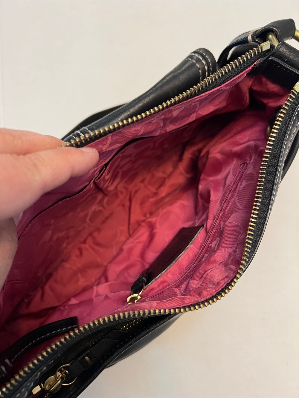 COACH LEGACY 65th ANNIVERSARY BLACK DOUBLE TURNLOCK F12868 Y2K SHOULDER BAG - Picture 7 of 16